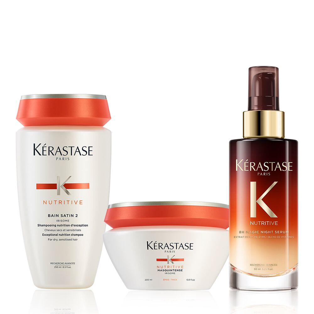 Nutritive Moderately Dry Hair Care Set Kerastase Its nourishing formula will leave your hair soft, supple, light and shiny from root to tip and. nutritive moderately dry hair care set kerastase