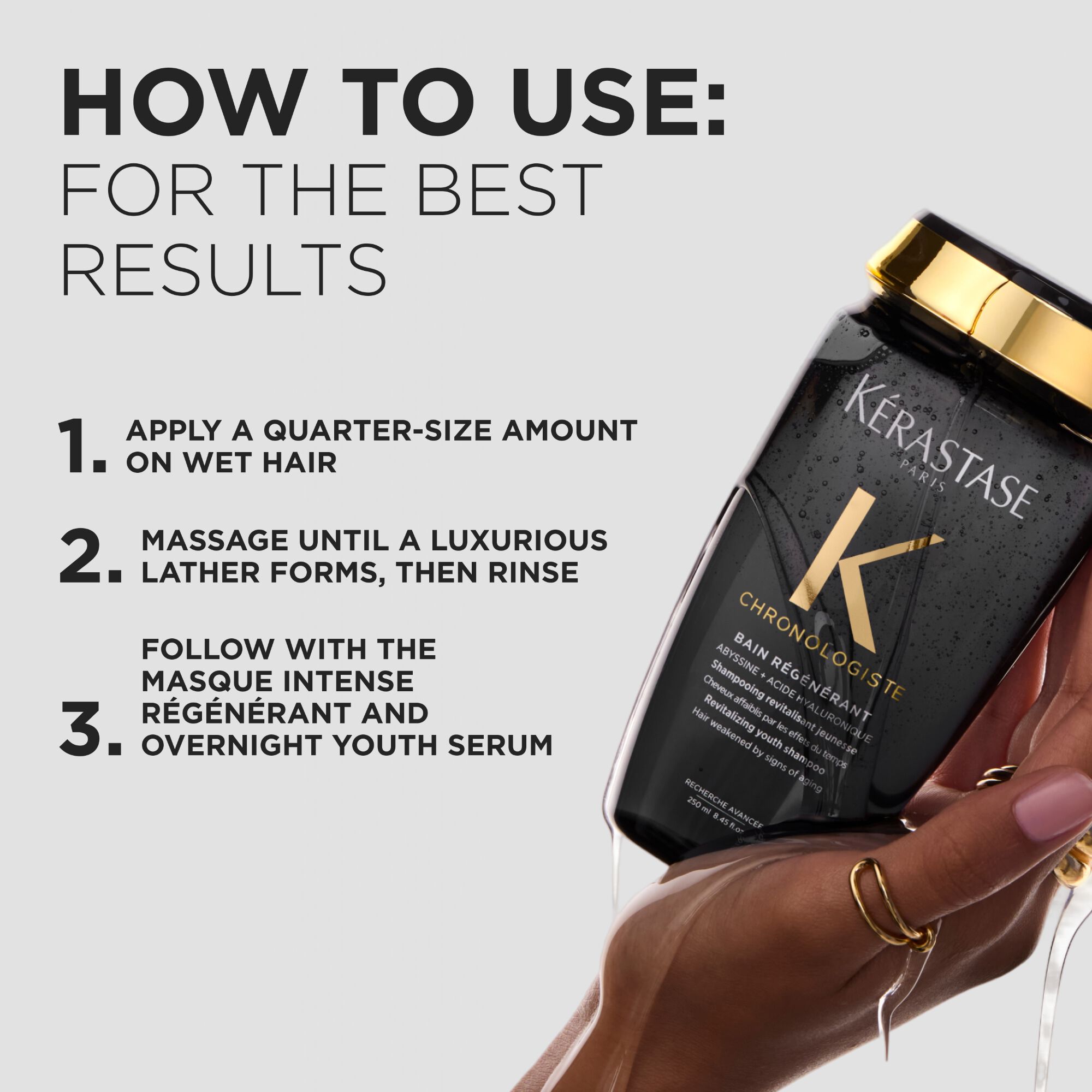 Kerastase Chronologiste anti aging haircare aging haircare shampoo how to