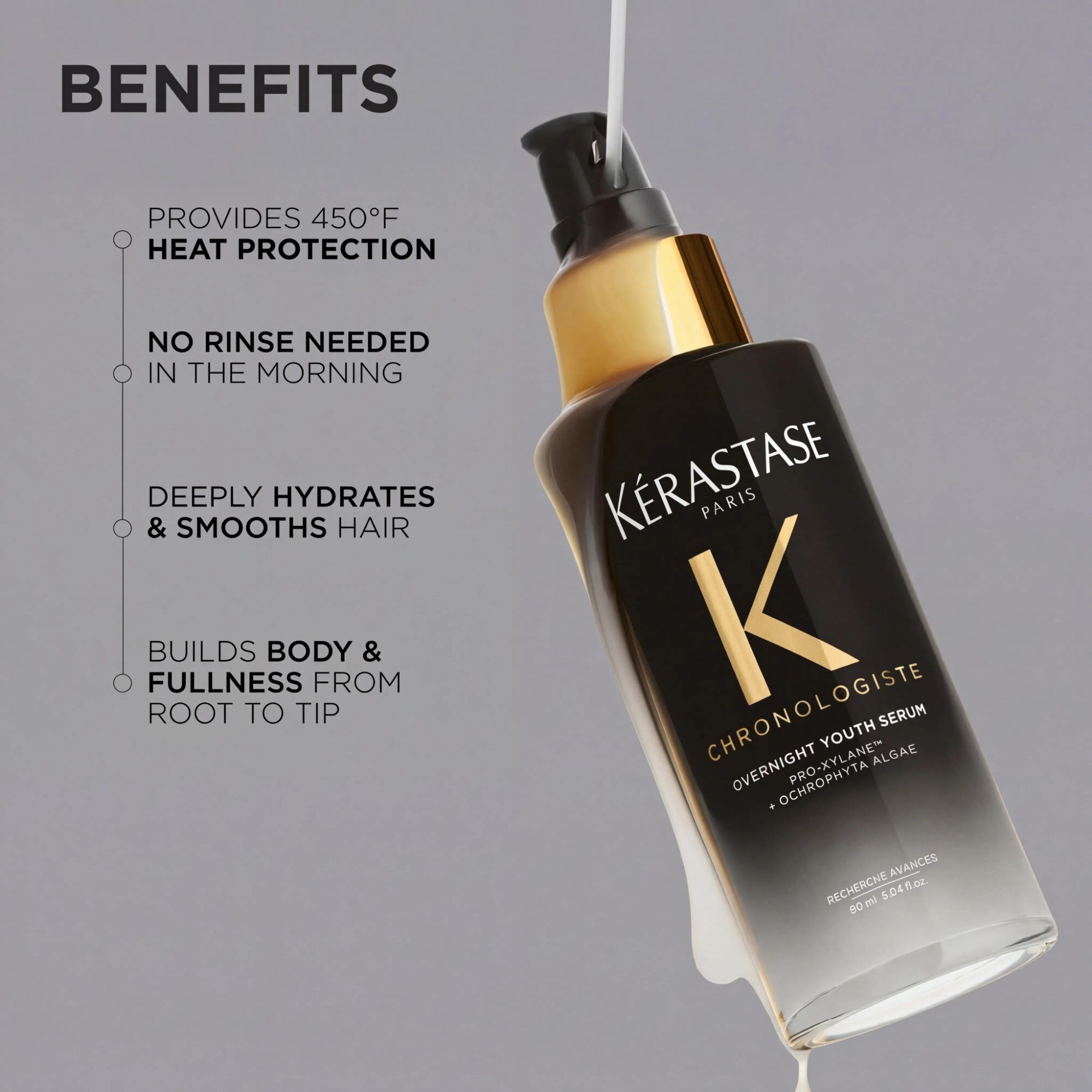 Kerastase Chronologiste Overnight Youth Hair Serum benefits