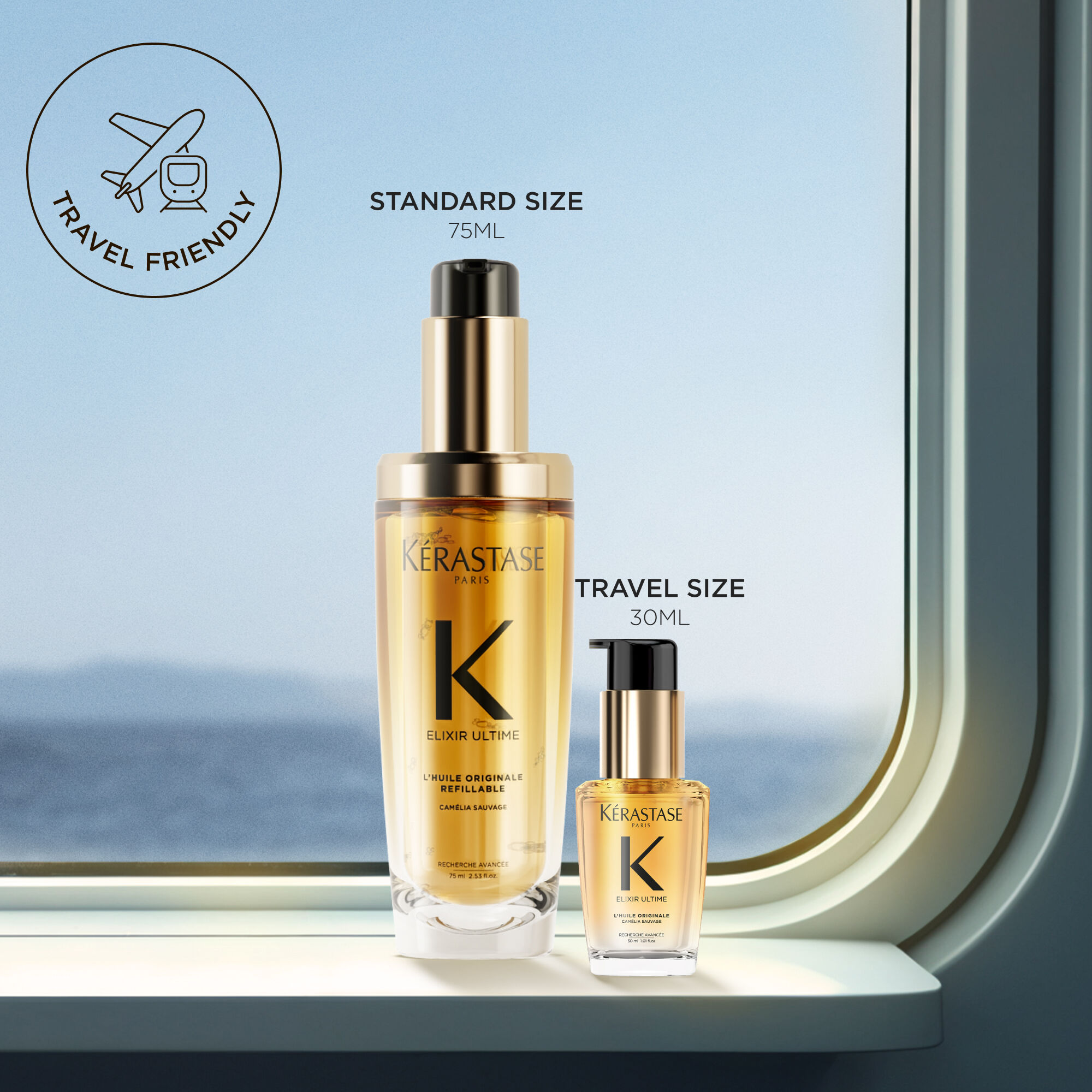 Kerastase Elixir Ultime Hair Oil Travel Size Travel Friendly