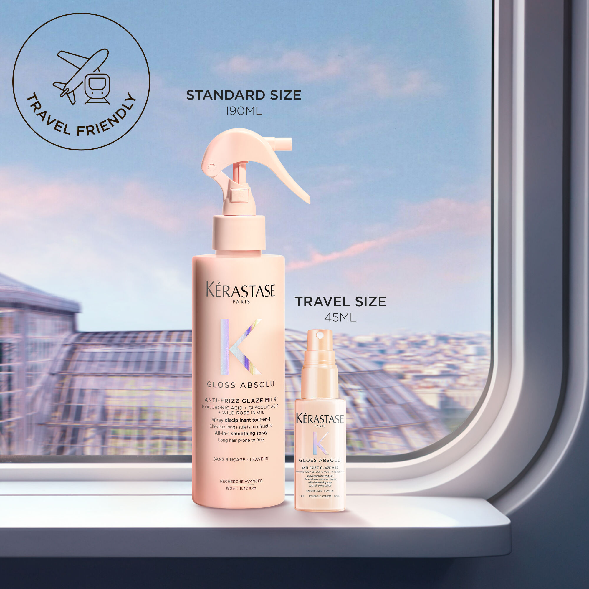 Gloss Absolu Glaze Milk Anti-Frizz Heat Protecting Spray