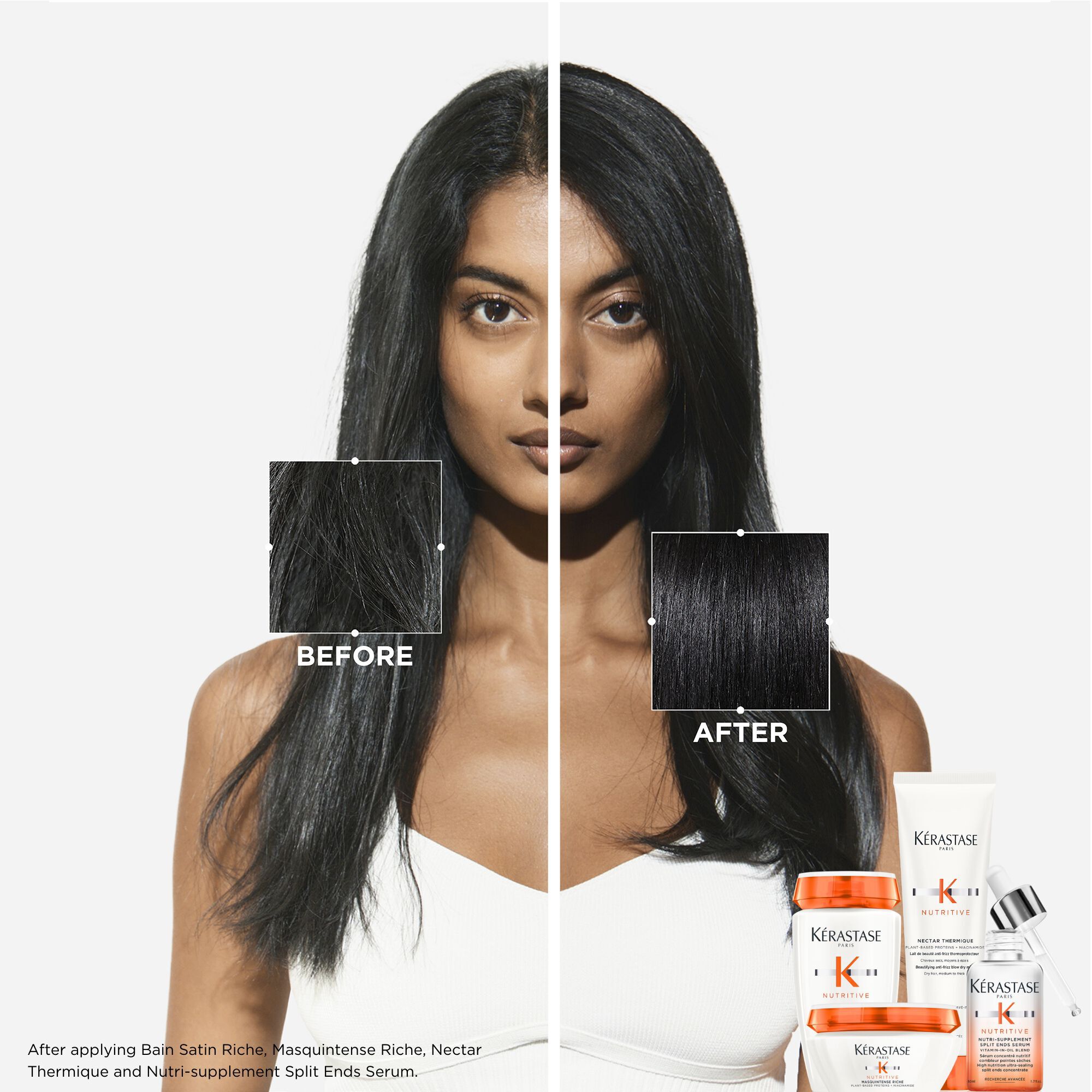 Nutritive Bain Satin Riche Value Size Shampoo & Refill Pouch