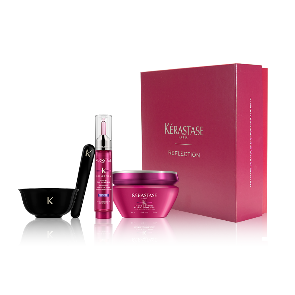 KERASTASE TOUCHE CHROMATIQUE COOL BLONDE KIT FOR COLORED TREATED HAIR BY KERASTASE