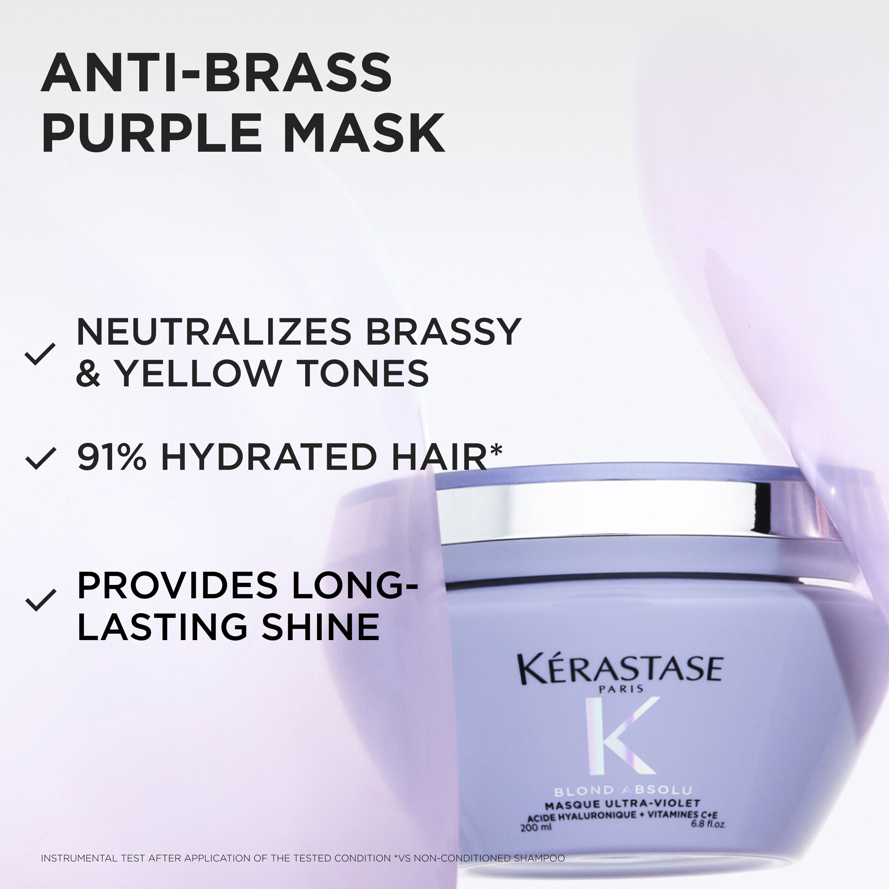 Blond Absolu Masque Ultra Violet Purple Hair Mask