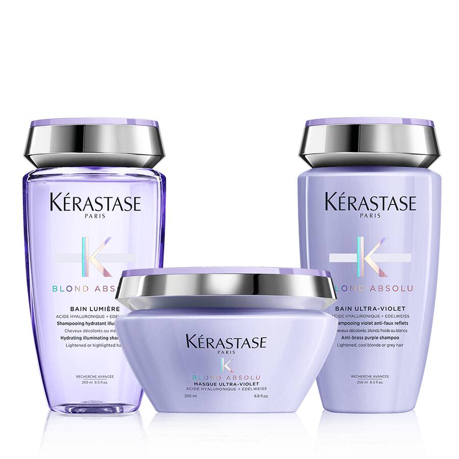Blond Absolu Hair Care Set For Platinum Blonde Hair Kerastase
