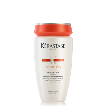 Nutritive Bain Satin 1 Travel-Size Shampoo For Dry Hair 