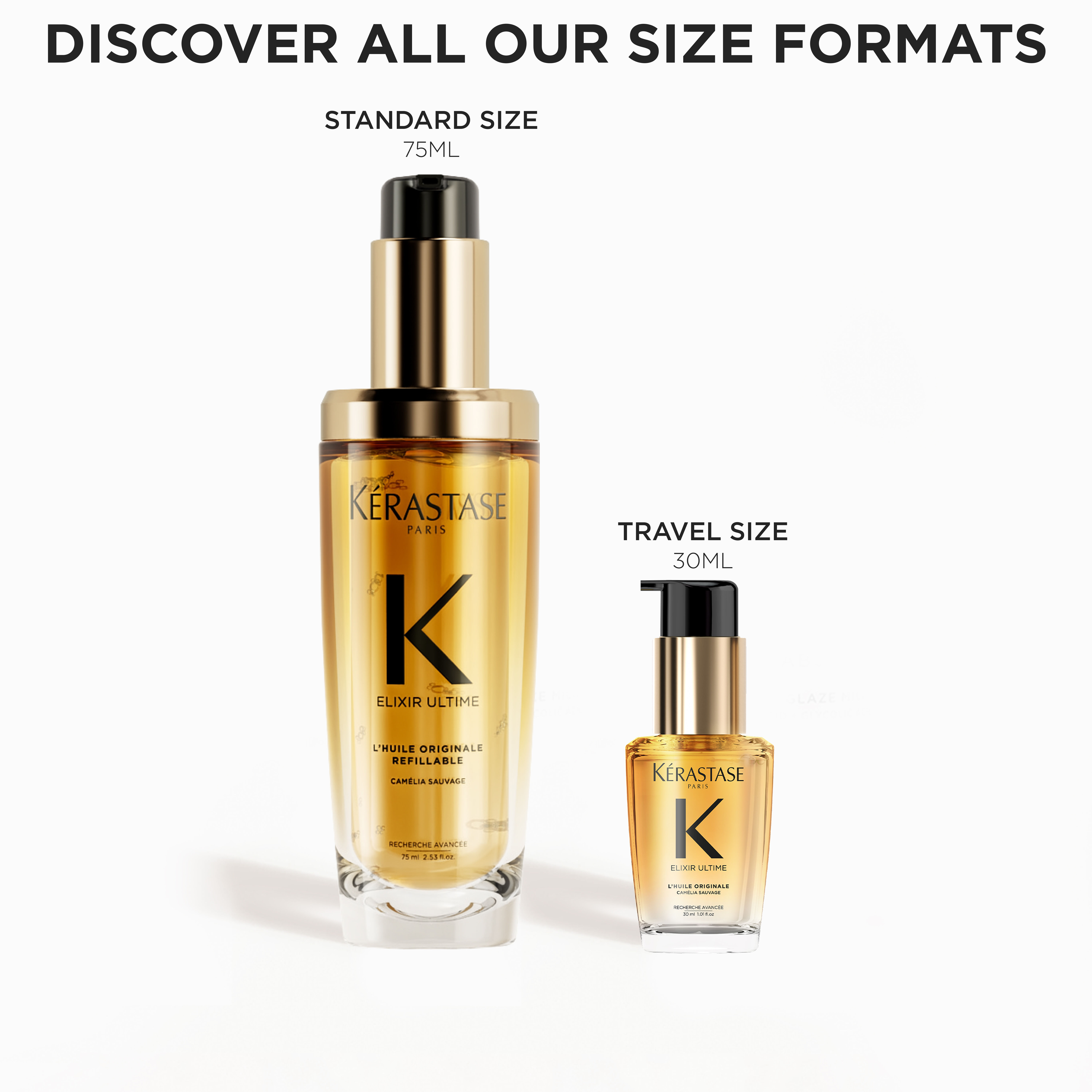 Kerastase Elixir Ultime Hair Oil Size Comparison