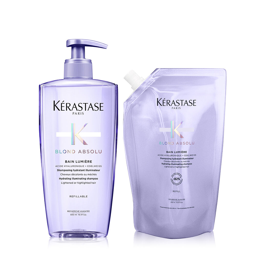 Kérastase Bain Lumière & Cicaflash 1000m Amazon.com: Kerastase Blond Absolu Lumière Illuminating