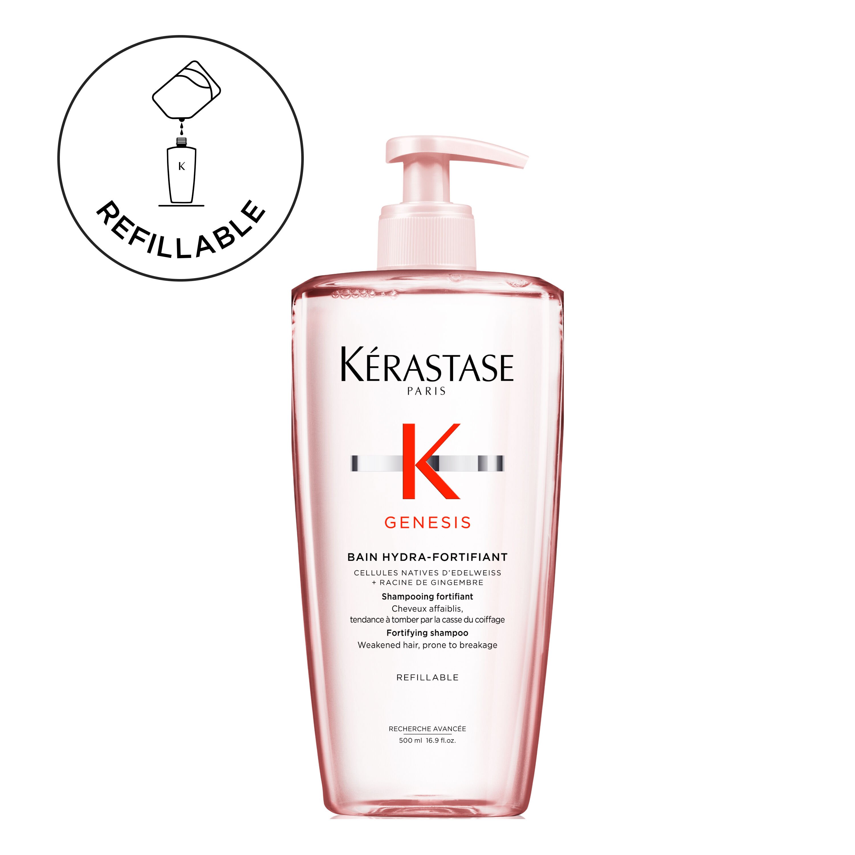 大学 割引 Genesis Reusable Kérastase | Pouch Shampoo Hair Oily & Bottle シャンプー
