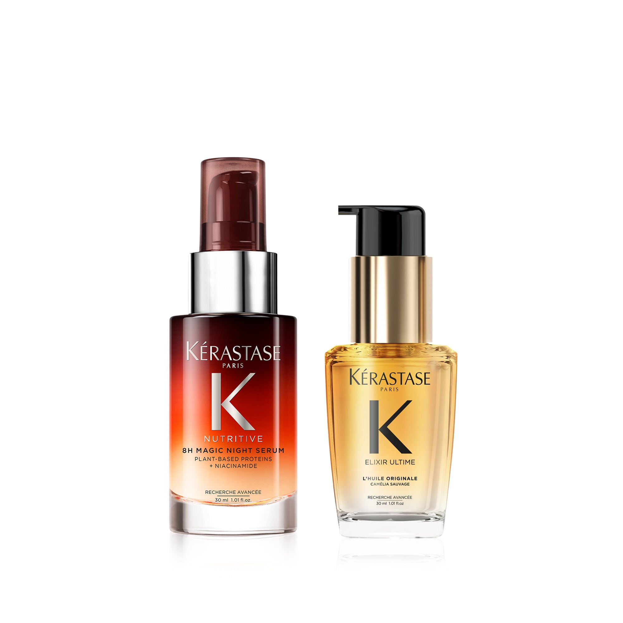 Travel Size Elixir Hair Oil & 8Hr Magic Serum Set | Kérastase