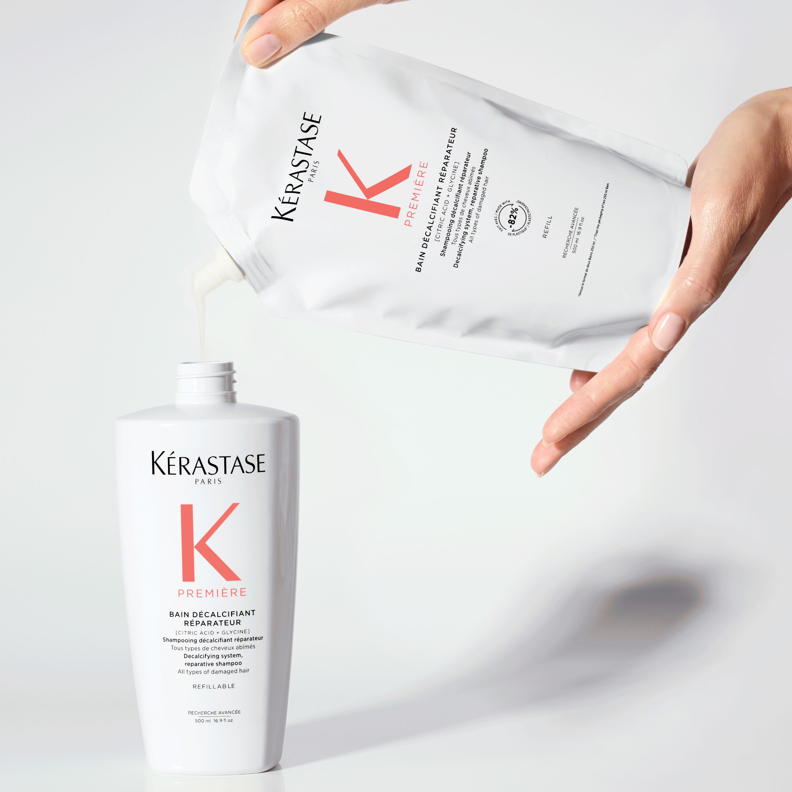 Premiere Bain Decalcifiant Reparateur Value Size Shampoo & Refill Pouch