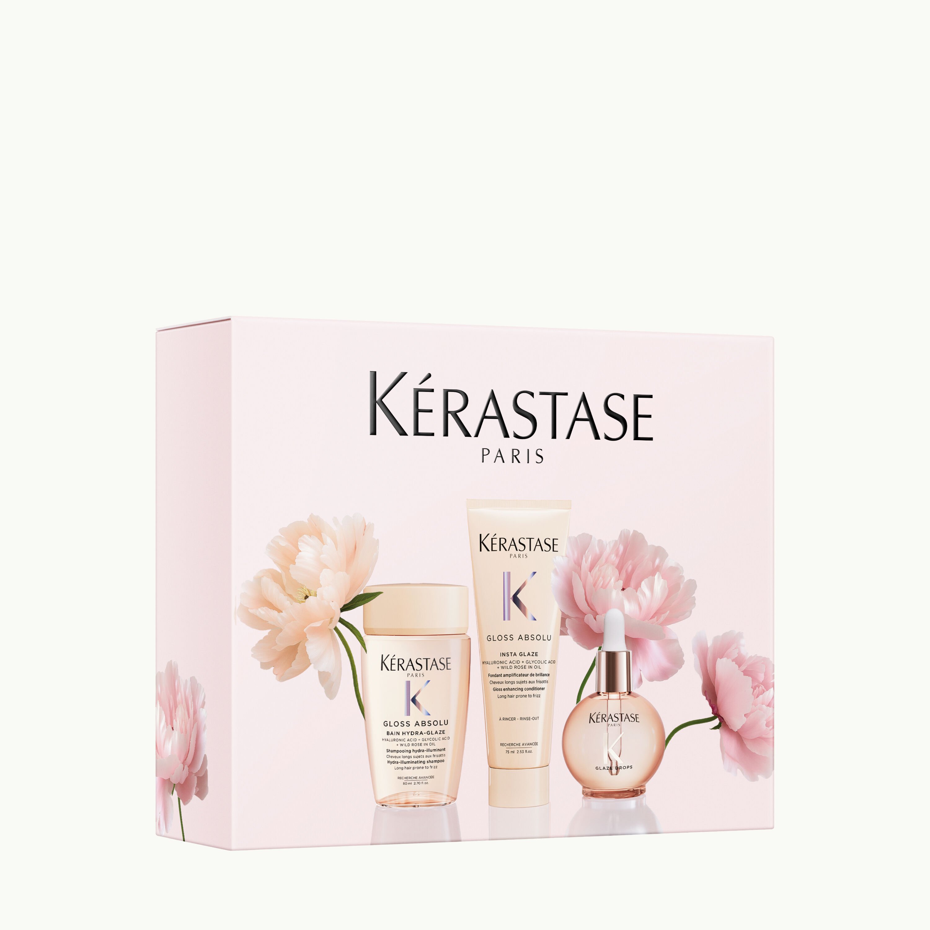 Gloss Absolu Travel + Glaze Drops Trio Limited-Edition Haircare Gift Set