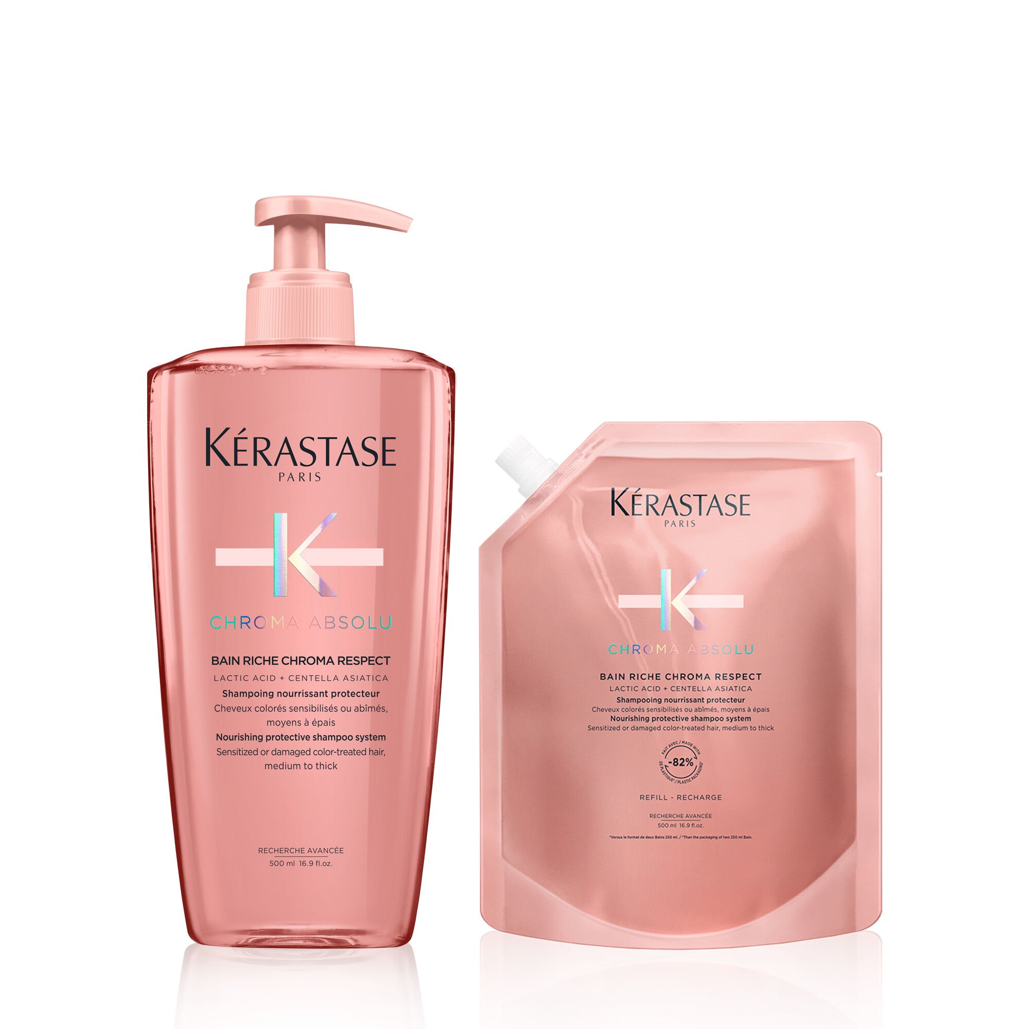 Chroma Absolu Bain Riche Chroma Respect Value Size Shampoo & Refill Pouch