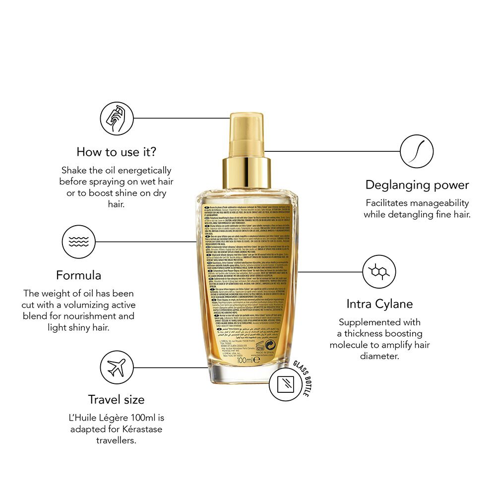 Elixir Utime Bi-Phase Spray Oil Hair Mist  Kérastase