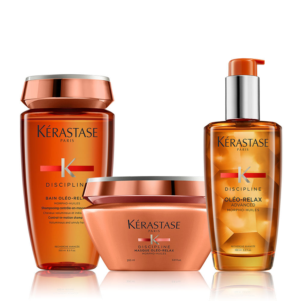 Ol o Relax 3 Piece Hair Care Set for Frizzy Hair K rastase