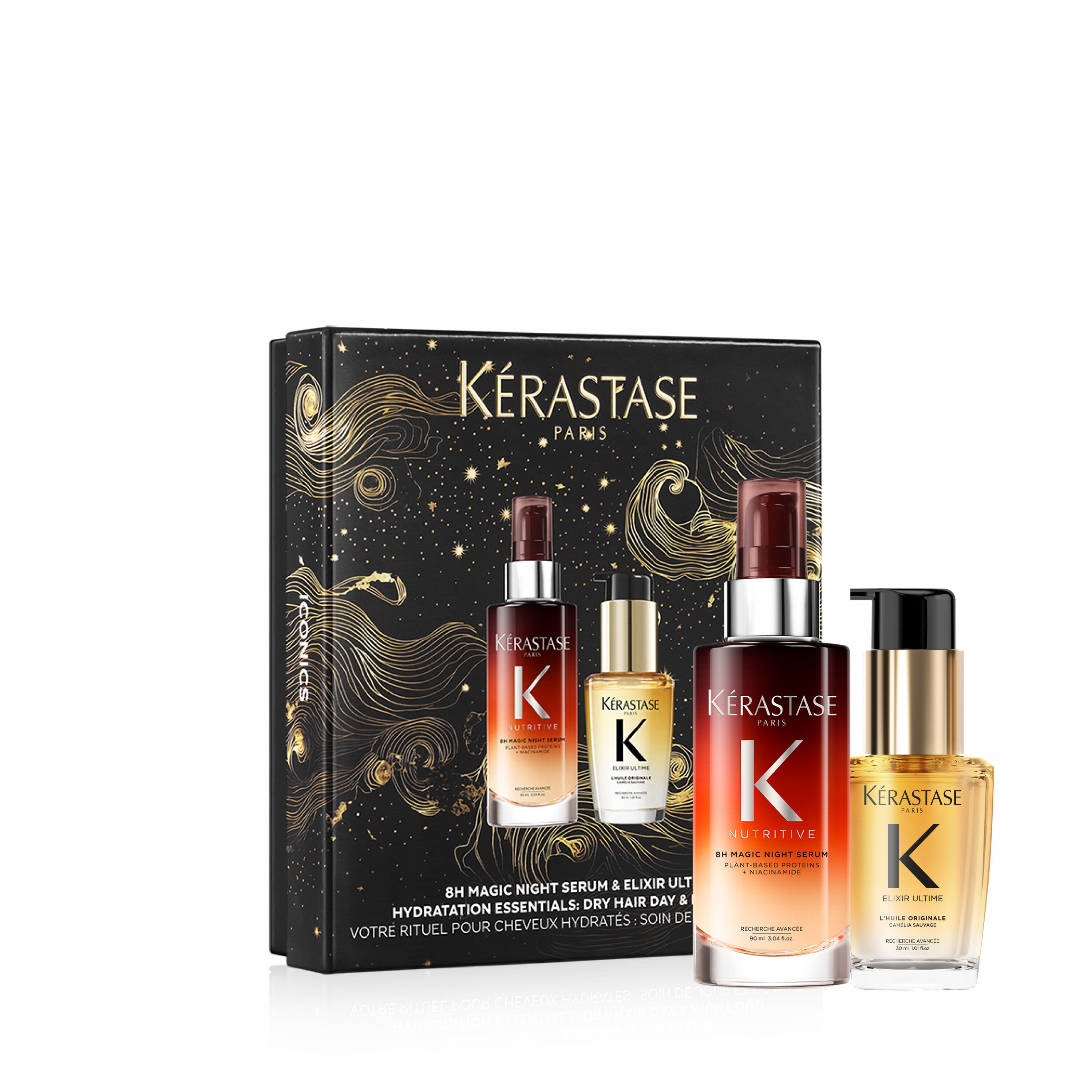 Elixir Ultime 8Hr Night Serum Duo Gift Set 2024 | Kérastase