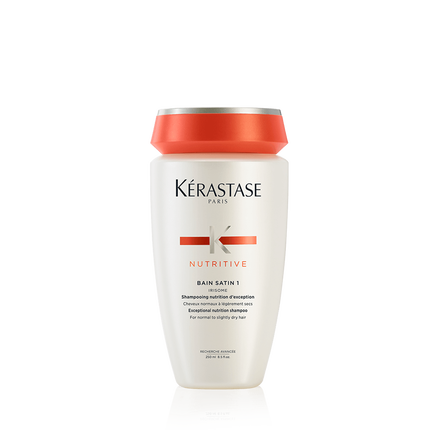 Nutritive Bain Satin 1 Travel-Size Shampoo For Dry Hair 