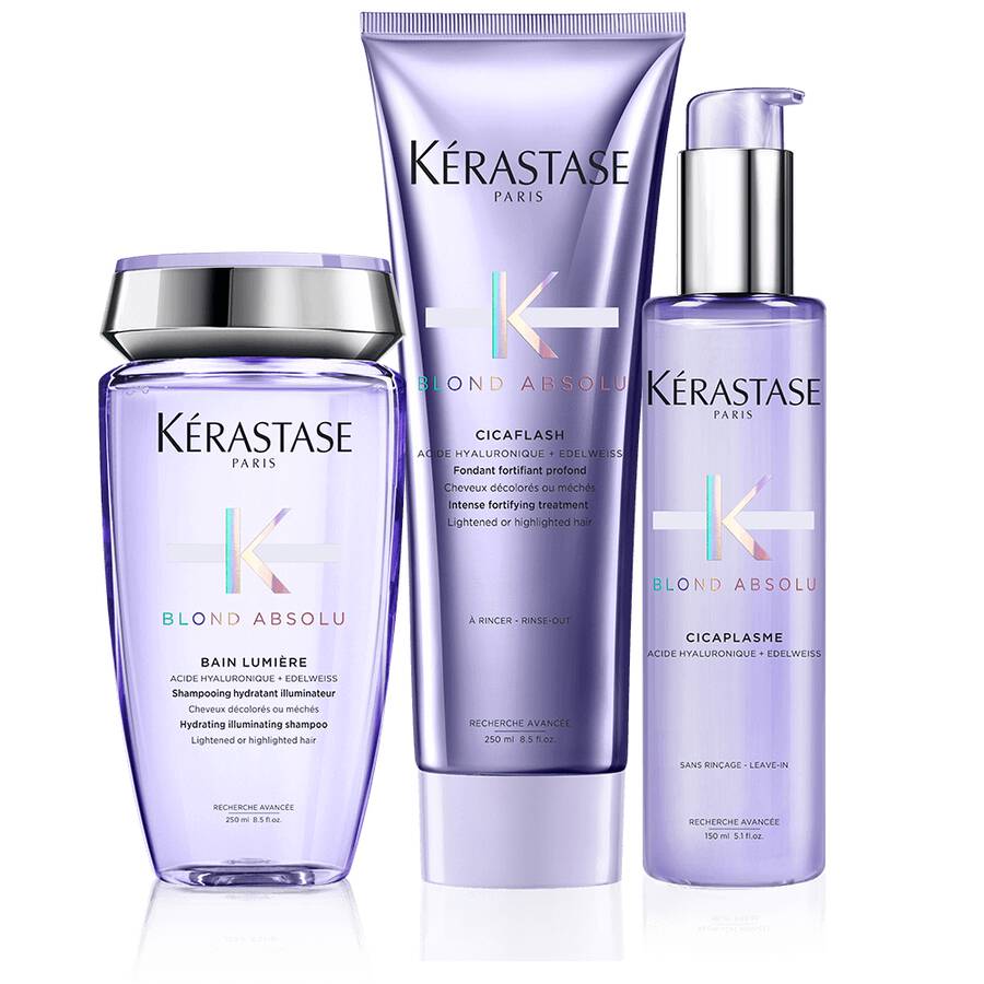 Blond Absolu Hair Care Set For Grey Hair Kerastase