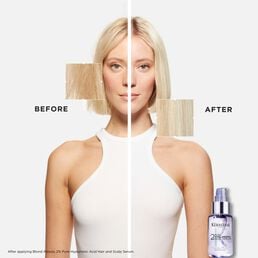Kerastase Blond Absolu Pure Hyaluronic Acid Serum before after