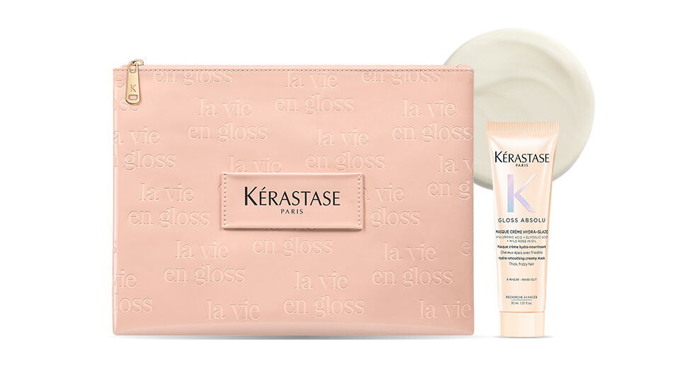 Kerastase exclusive offer complimentary Deluxe Sample & Pouch with $85+ orders