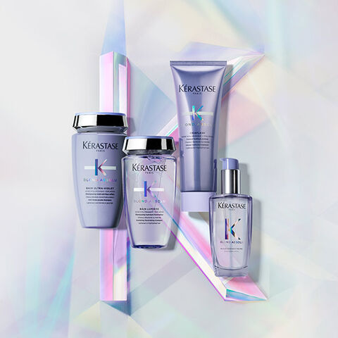 Blonde Absolu The ultimate hair care for all types of blonde hair combining Hyaluronic Acid & Edelweiss flower to deeply nourish the hair fiber and neutralize brassiness.