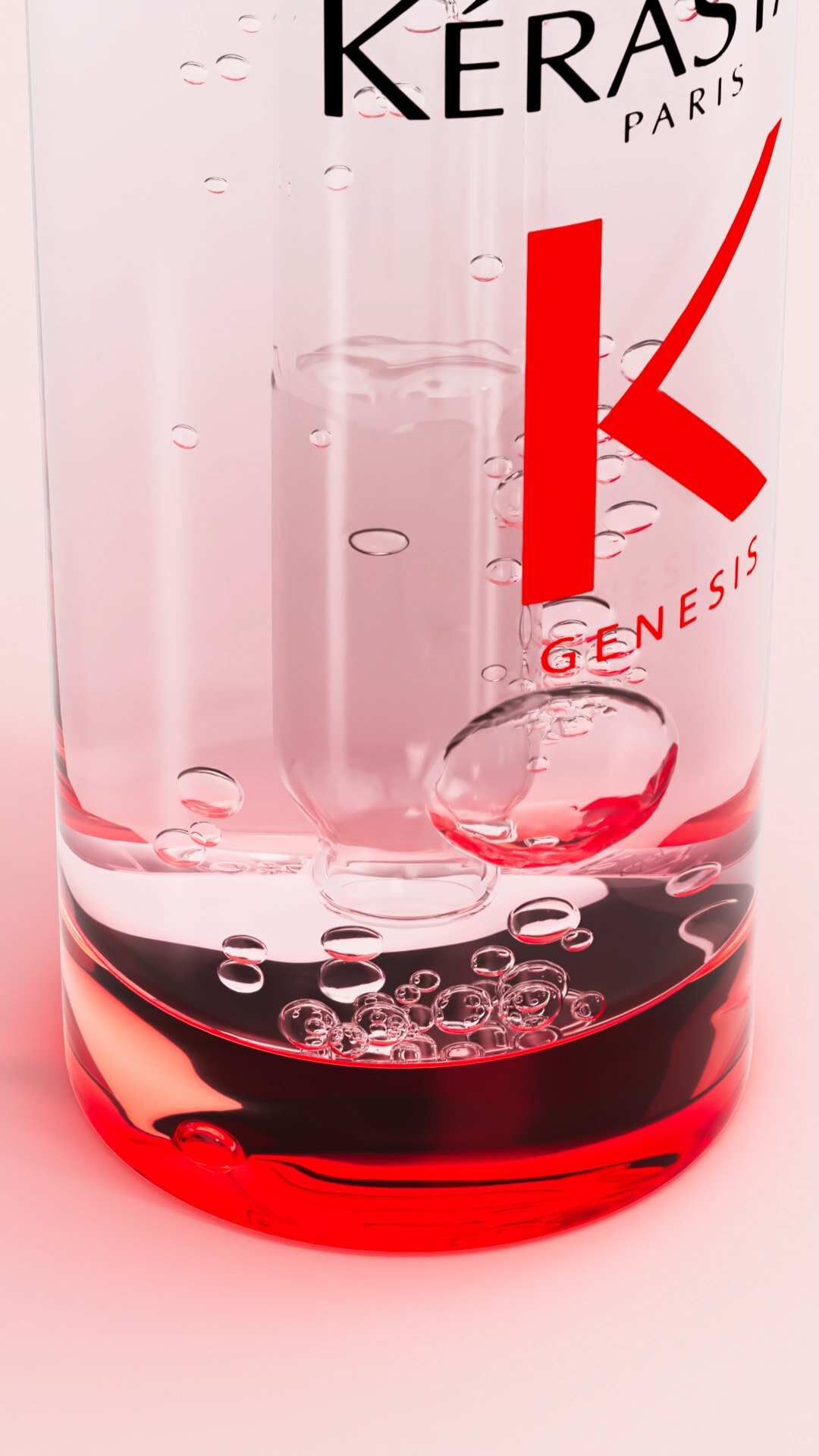 Genesis for stronger healthier hair and less hair fall due to brushing