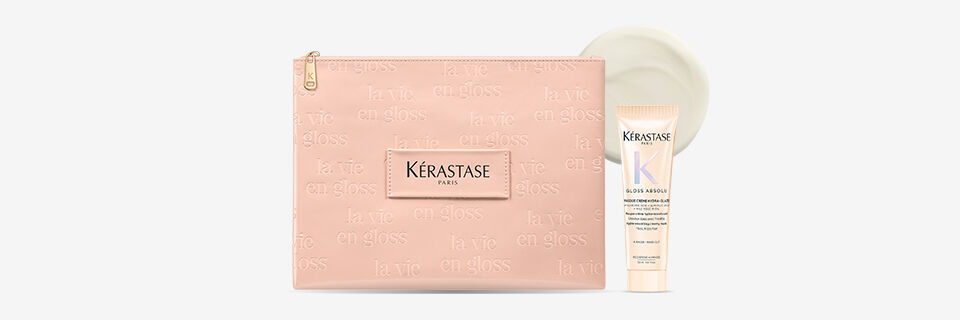 Kerastase exclusive offer complimentary Deluxe Sample & Pouch with $85+ orders