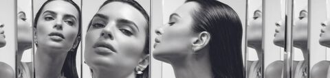 Emily Ratajkowski Healthy Hair After Fusio Dose Treatment