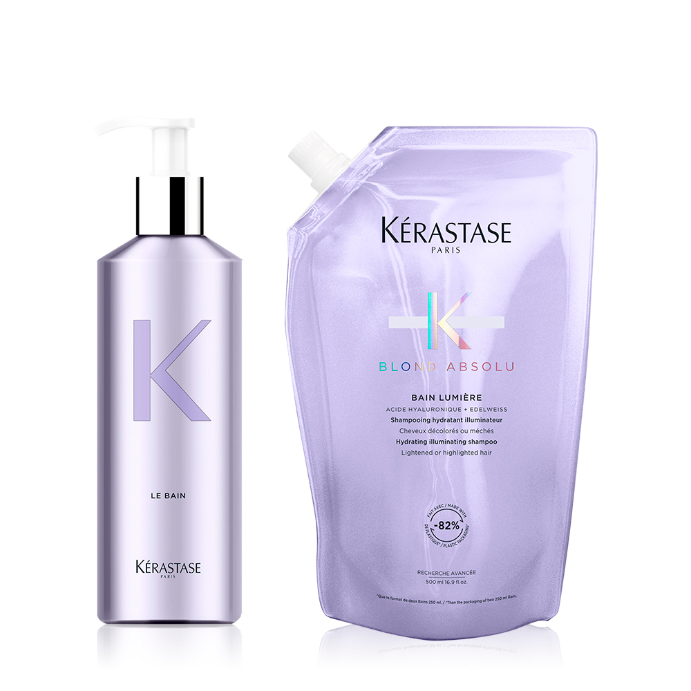 Blond Reusable Shampoo Refill Pouch | Kérastase