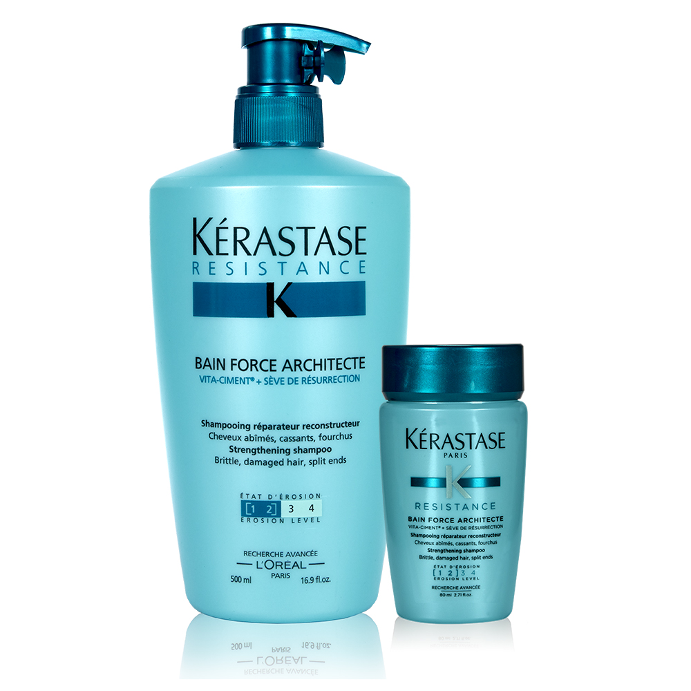 kuvert ekstremister tsunamien Bain Force Architecte Shampoo Duo Set | Kérastase