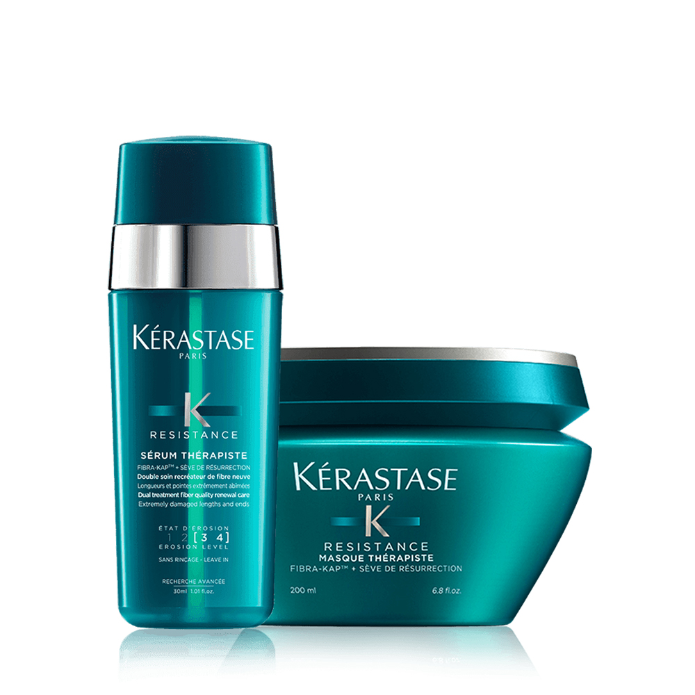 tønde Hover acceleration Damaged Hair Mask & Serum Treatment Duo Set | Kérastase