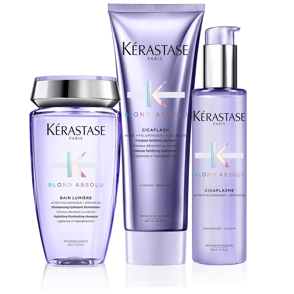 Blond Absolu Hair Care Set For Grey Hair Kerastase