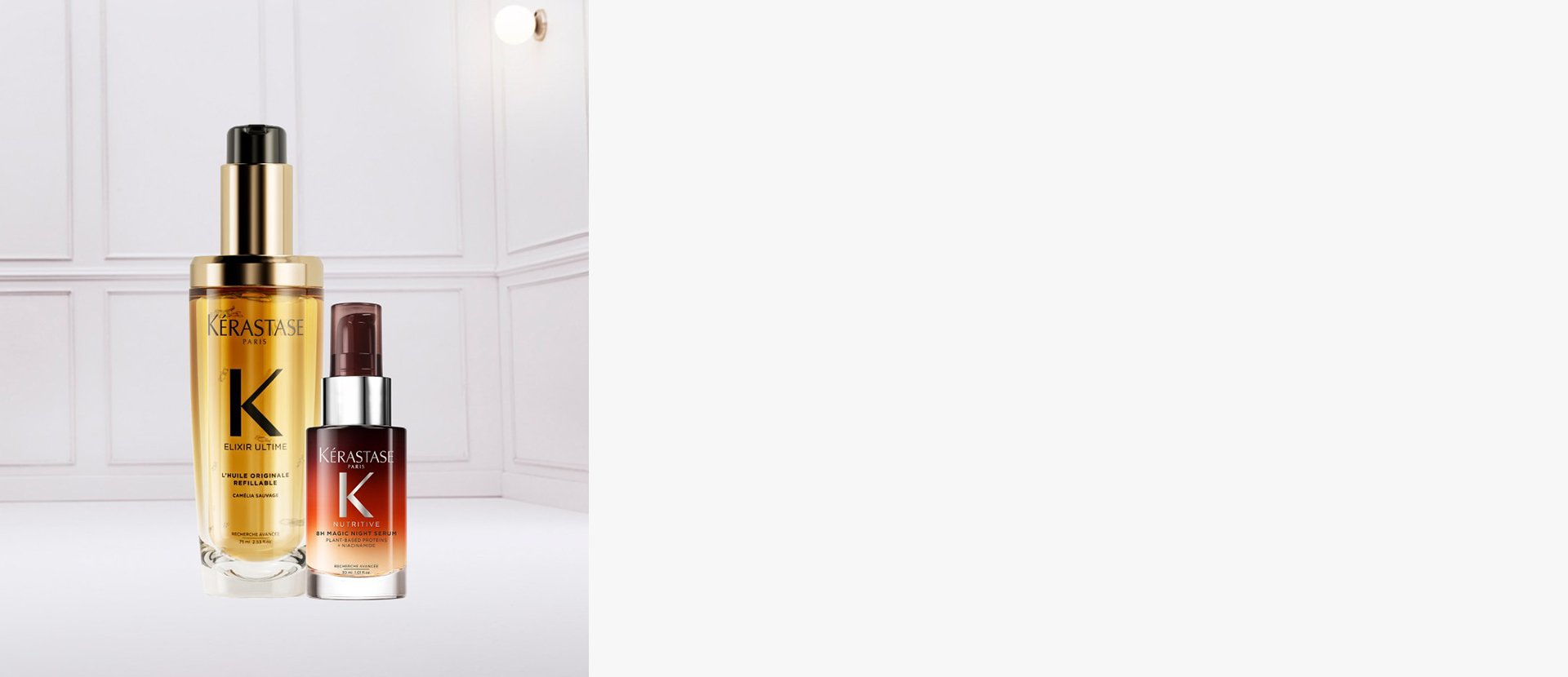 Elixir Ultime Oil 8Hr Night Serum Duo Gift Set 2025 | Kérastase