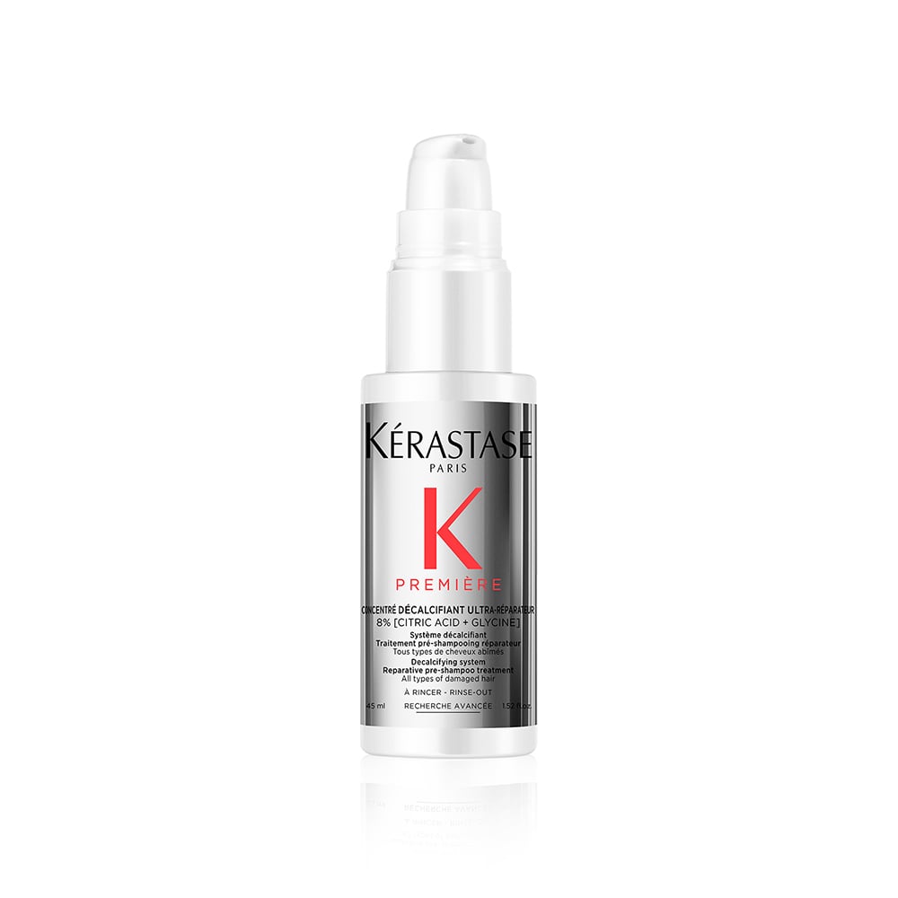 Kerastase Concentré Décalcifiant Ultra-réparateur Repairing Pre-shampoo Treatment In White