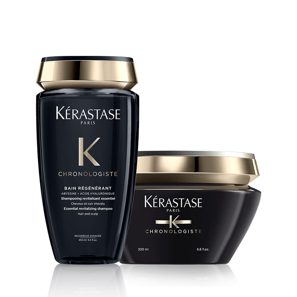 Krastase - Chronologiste Aging Luxury Hair Shampoo Luxury Hair Mask Duo Set 123$