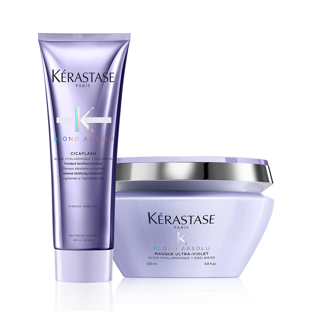 Blonde Hair Purple Conditioner & Hair Mask Duo | Kérastase