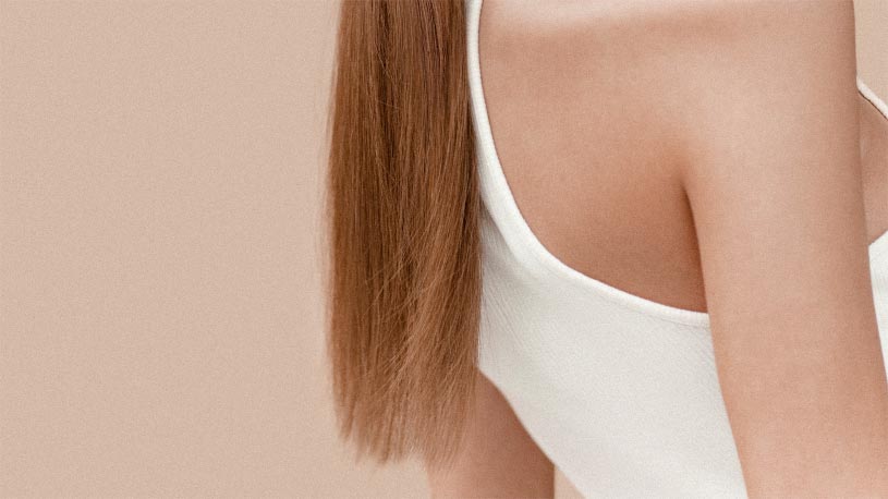 Kerastase Hair Growth Brunette Model Pony Tail Kerastase Hair Growth Brunette Model Pony Tail