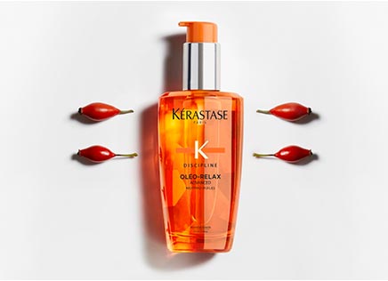 Kerastase Elixir Ultime Hair Oil Model Playing With Hair