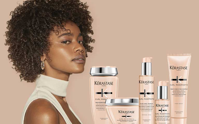 Kerastase Curl Manifesto Hair Care Collection Curly Hair Model
