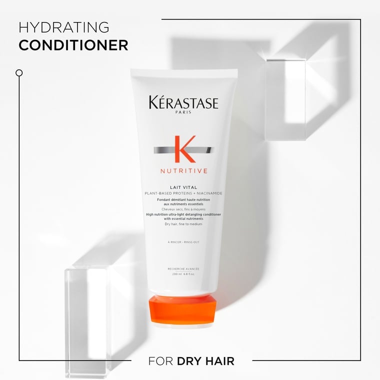 Kerastase’s Professional Hairdresser representative, Hovig – results of washing client’s hair with Nutritive product