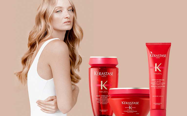 Kerastase Soleil Protective Hair Care Repairs Sun Damaged Hair